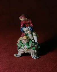 Bow porseleinen figuur van Winter, ca. 1760-63